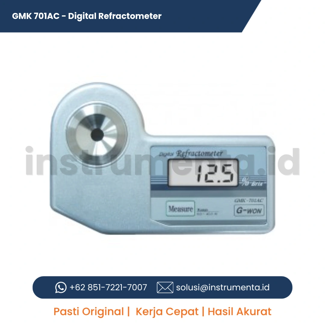Supplier GMK 701AC Digital Refractometer G-Won Aqua-Boy Alat Ukur Konsentrasi Cairan dan Indeks Bias Industri Handheld